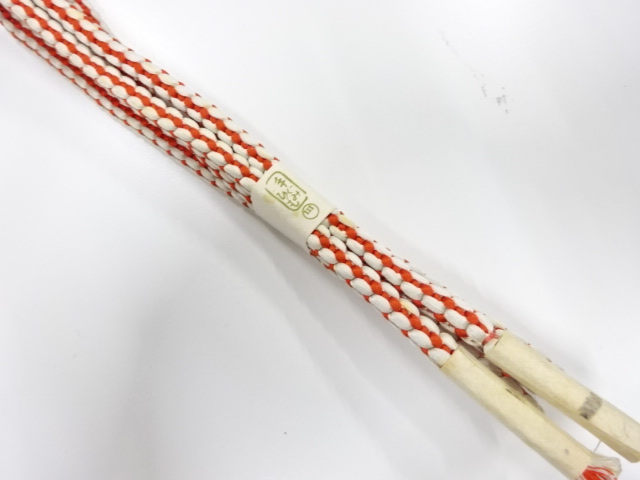 未使用品　正絹　手組帯締め